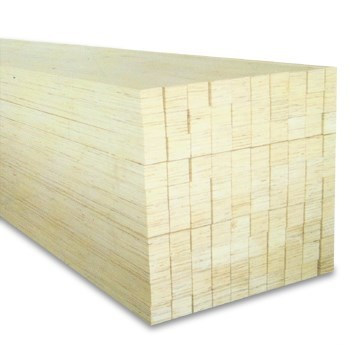 28 * 28mm E2 colle Poplar LVL pour porte noyau